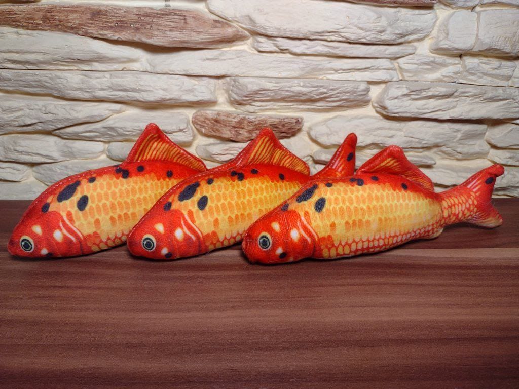 دمية الأسماك لعبة التدريب و الترفيه للقطط