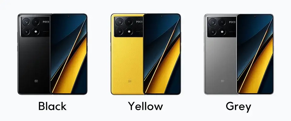 هاتف Poco X6 Pro 5G أداء قوي و سعر مناسب 6 ألوان هاتف poco x6 pro 5G