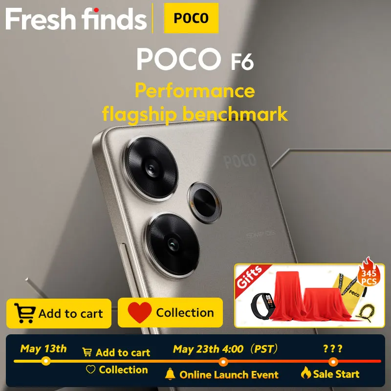POCO F6 هاتف 5G الرائد مع تفوق الشحن التوربيني