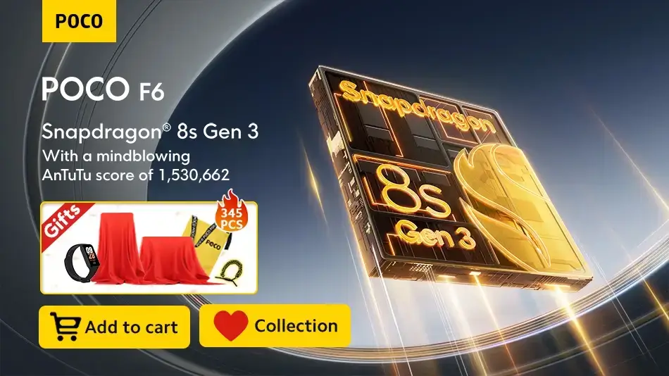 poco f6 سناب دراجون 8 اس الجيل الثالث مع نتيجة تفوق 1.5 مليون على antutu