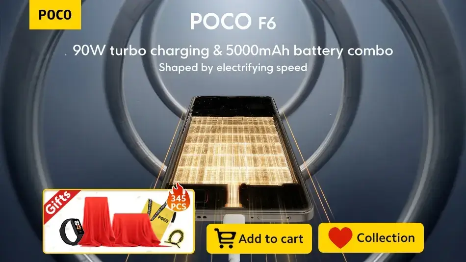 بوكو f6 شحن توربيني 90 واط و سعة ضخمة تبلغ 5000 مللي امبير في الساعة تم تصميمها بطريقة مذهلة