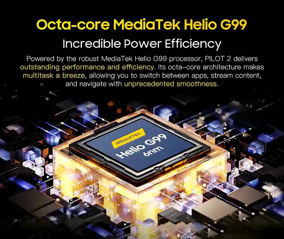 OSCAL PILOT 2 معالج ثماني النواة من ميديا تيك هيليو G99