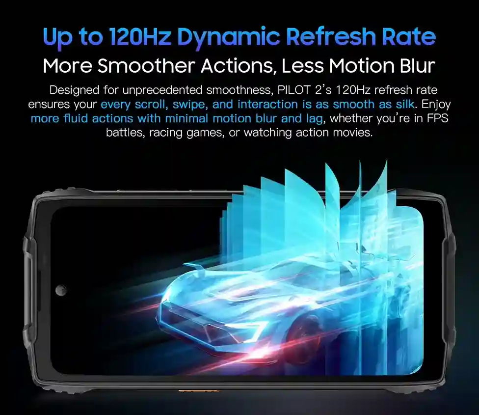 OSCAL PILOT 2 معدل تحديث ديناميكي 120 هرتز إجراءات أكثر سلاسة و ضبابية حركة أقل