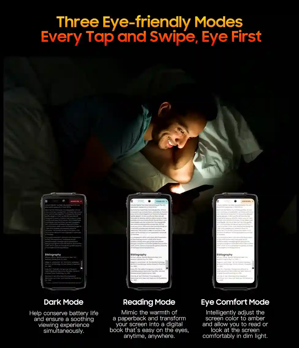 OSCAL PILOT 2 يأتي مع ثلاثة أوضاع صديقة للعين