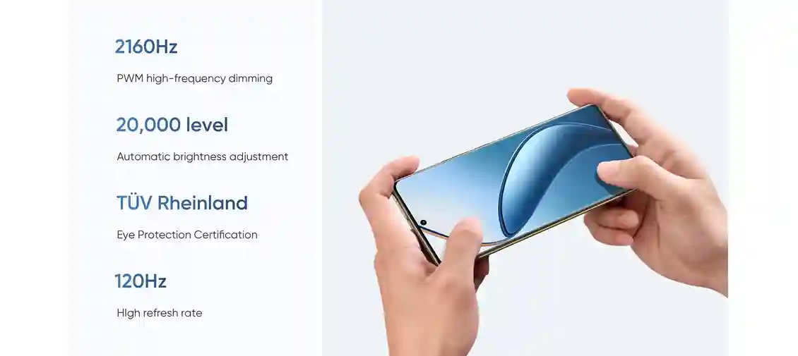 Realme 12 Pro 5G معدل تحديث مرتفع 120 هرتز