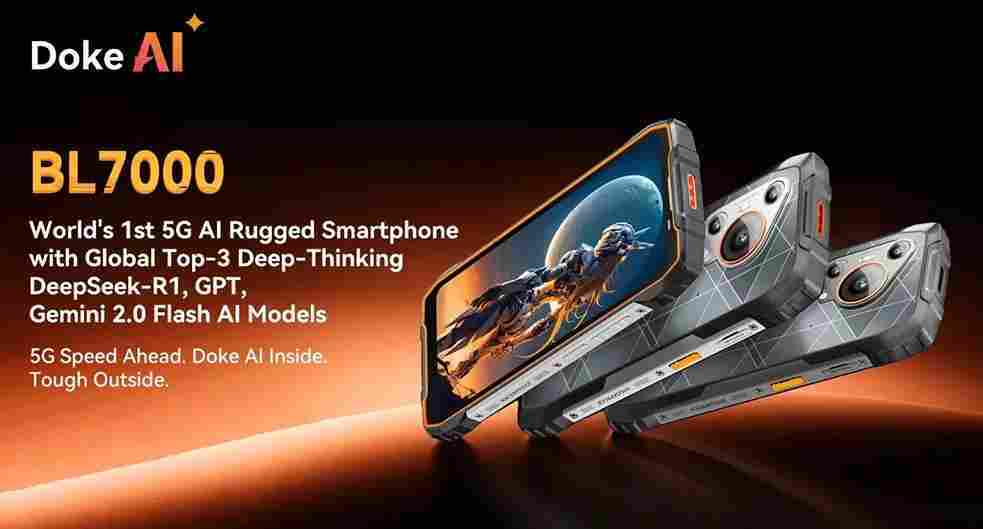 BLACKVIEW BL7000 5G أول هاتف ذكي رخيص متين بتقنية 5G وذكاء اصطناعي في العالم