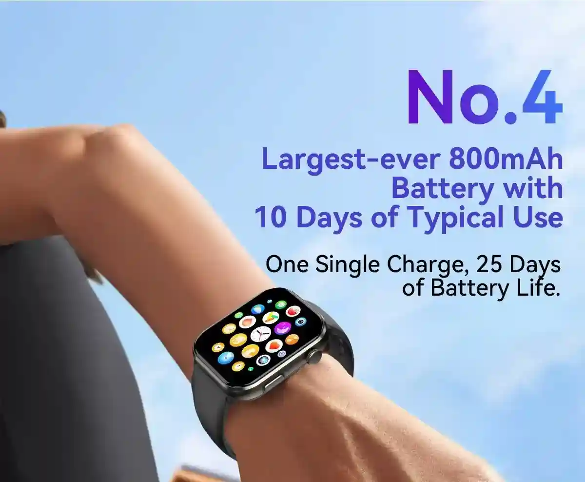 Blackview R60 بطارية ضخمة 800mAh تدوم حتى 10 أيام من الاستخدام النموذجي