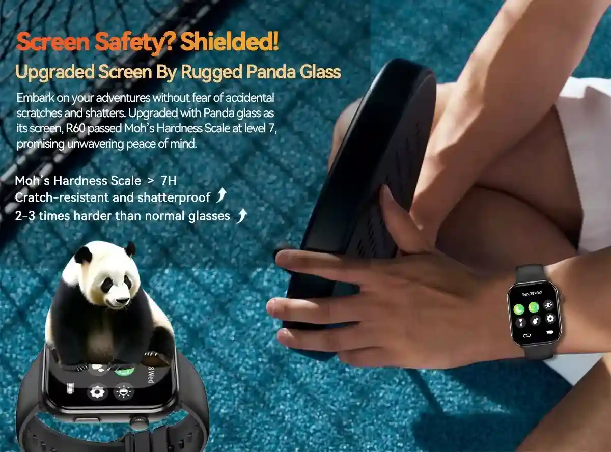 Blackview R60 شاشة آمنة ومحمية بزجاج Panda المتين