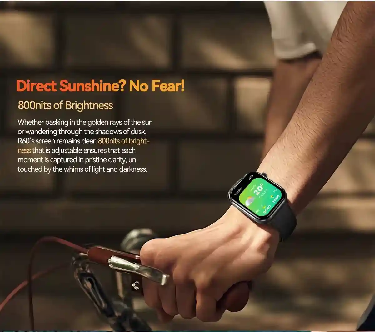 Blackview R60 لا تخشَ أشعة الشمس المباشرة مع سطوع 800 شمعة