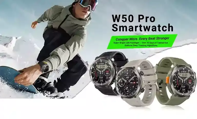 Blackview W50 Pro ساعة ذكية قوية ومتينة