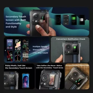 الشاشة الثانوية في HOTWAV Cyber 15 تعيد تعريف الراحة