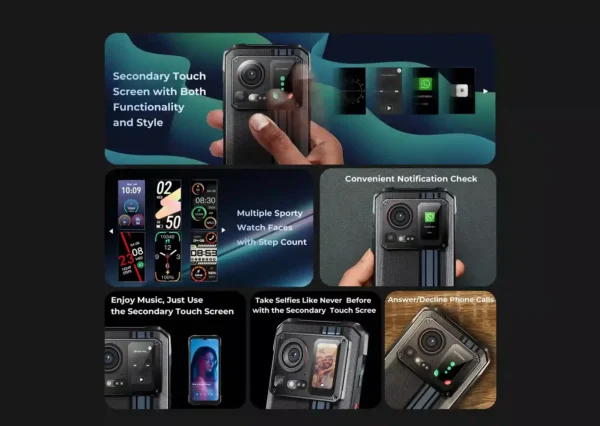 الشاشة الثانوية في HOTWAV Cyber 15 تعيد تعريف الراحة