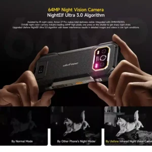 صورة توضح كاميرا Ulefone Armor27 Pro للرؤية الليلية