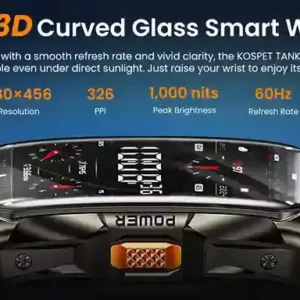 شاشة KOSPET TANK X2 Ultra وضوح مذهل تحت أي ضوء