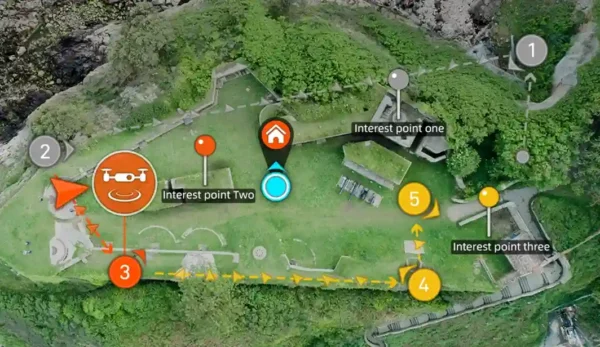 FIMI X8 Tele Max تخطيط الرحلة حدد مسارات رحلتك مسبقًا للتصوير أو تخطيط المهام