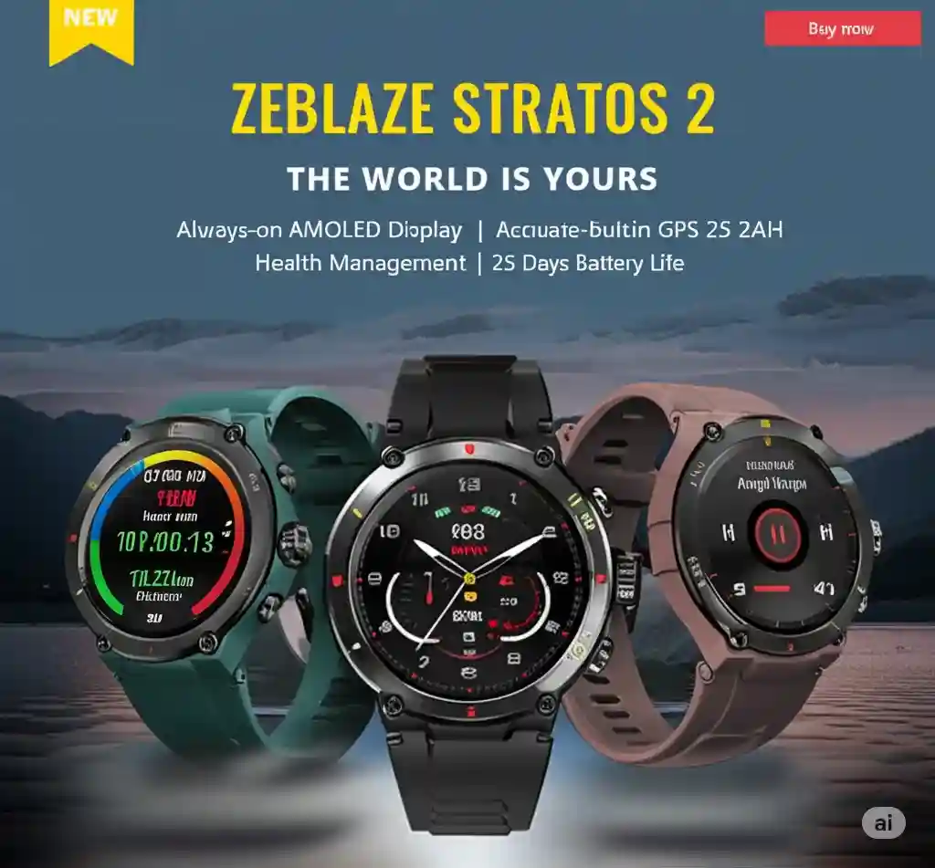 سعر و مواصفات Zeblaze Stratos 2 6 Zeblaze Stratos 2 رفيقك متعدد الألوان لكل مغامرة