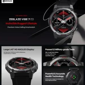Zeblaze VIBE 7 PRO القوة، الأناقة، والأداء في ساعة واحدة
