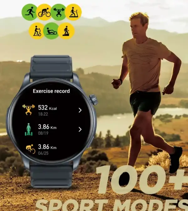 تتبع دقيق لأكثر من 100 رياضة مع Zeblaze Btalk 3 Pro