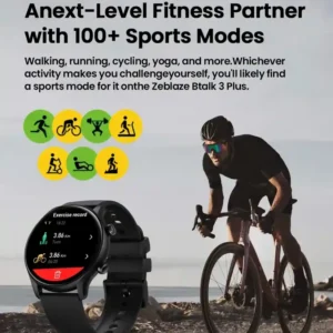 تتبع لياقتك بدقة Zeblaze Btalk 3 Plus وأوضاعها الرياضية المتعددة.