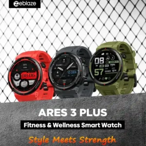 ساعة Zeblaze Ares 3 Plus - ساعة اللياقة والصحة الذكية