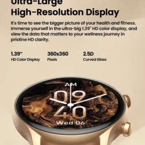 ساعة Zeblaze Btalk 3 Plus شاشة فائقة الوضوح لأقصى درجات الرؤية