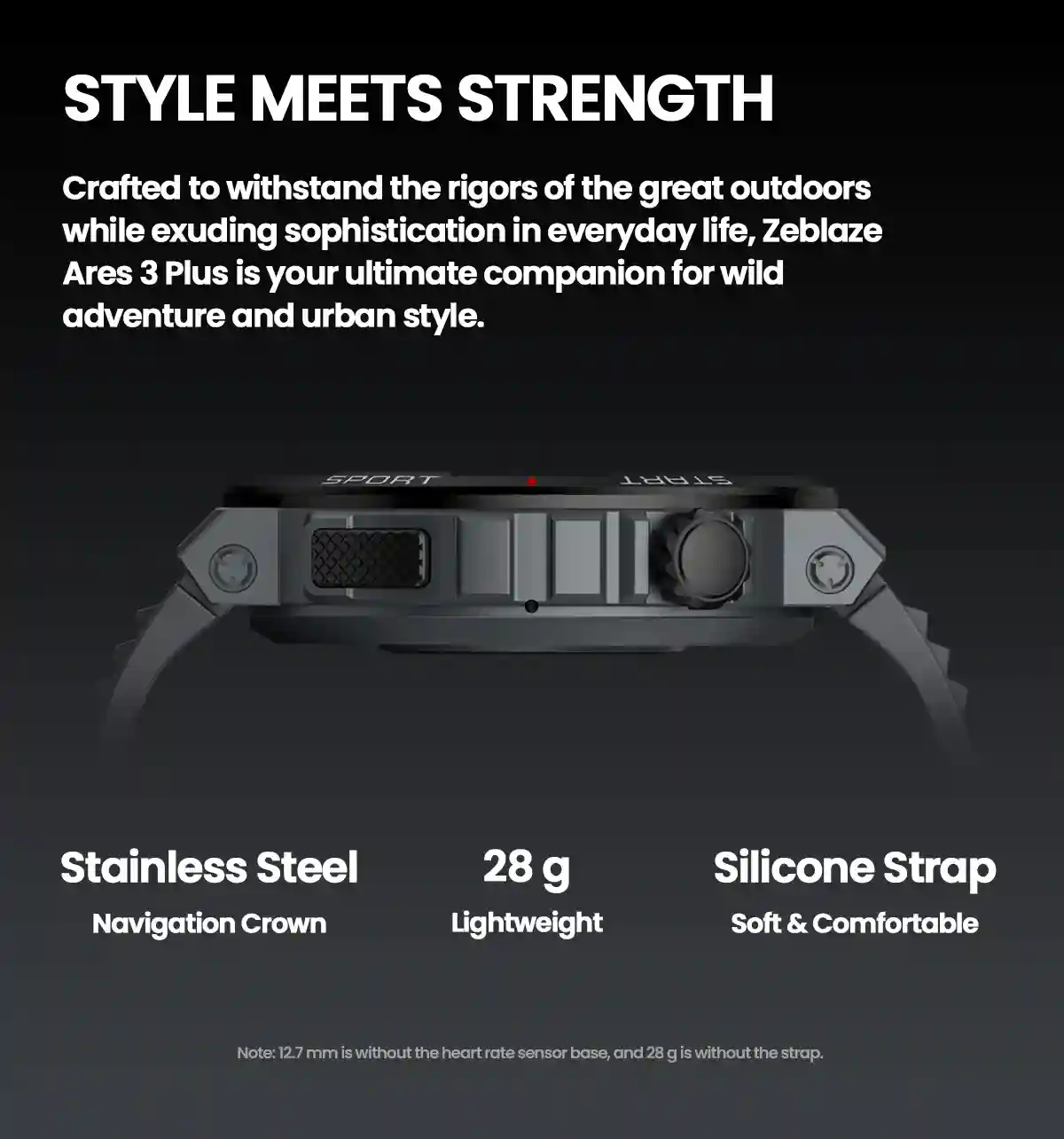 سعر و مواصفات Zeblaze Ares 3 Plus تجربة تفاعلية ثلاثية الأبعاد 7 متانة استثنائية، أناقة لافتة تعرف على تصميم Zeblaze Ares 3 Plus