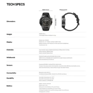 مواصفات Zeblaze Stratos 2 Plus بالتفصيل