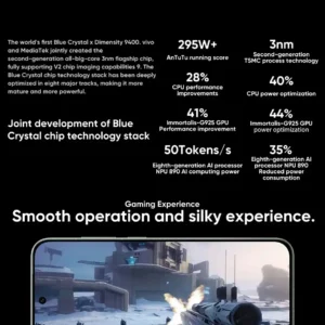 تجربة ألعاب احترافية بفضل معالج MediaTek Dimensity 9400 مع Vivo X200 Pro Mini