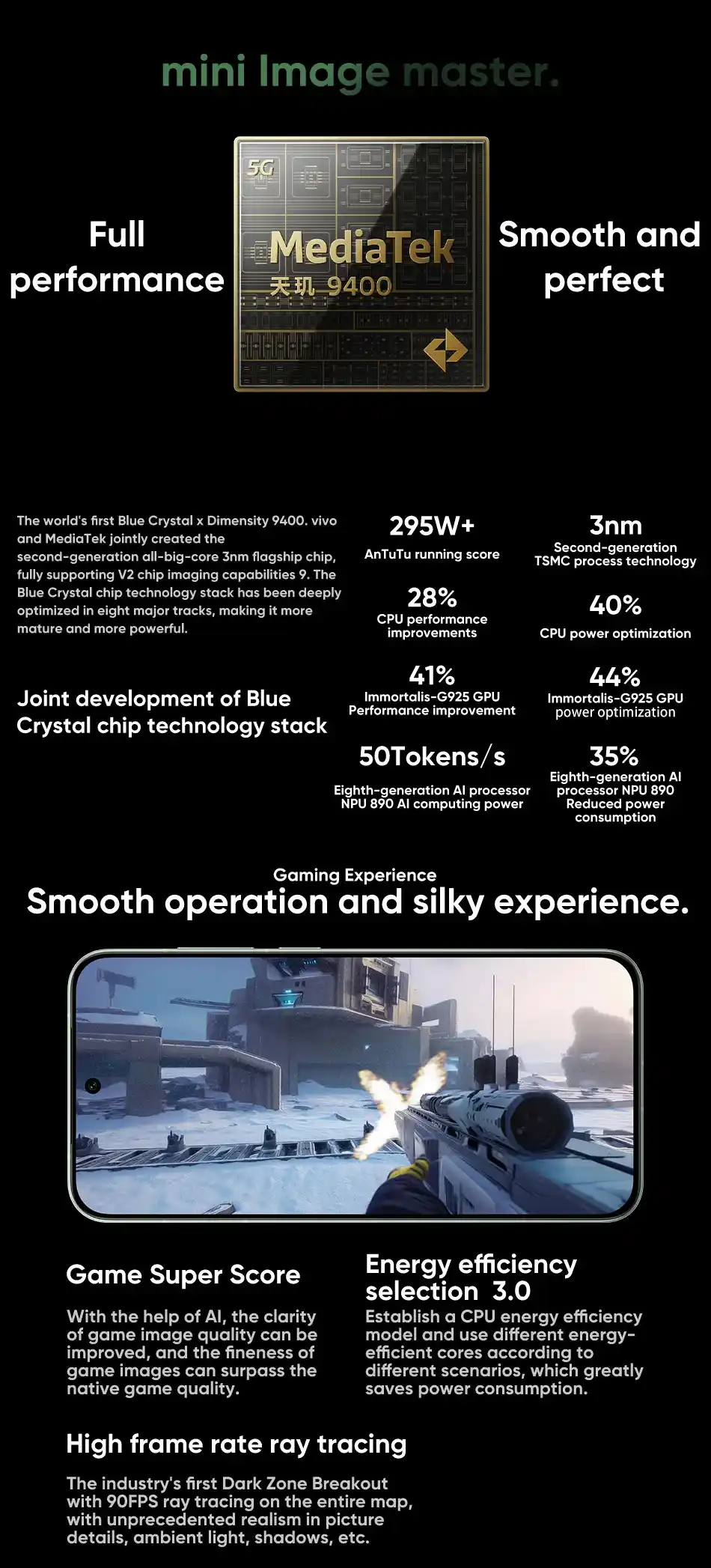 Vivo X200 Pro Mini هاتف صغير بمواصفات جبارة وكاميرا 50MP 9 تجربة ألعاب احترافية بفضل معالج MediaTek Dimensity 9400 مع Vivo X200 Pro Mini