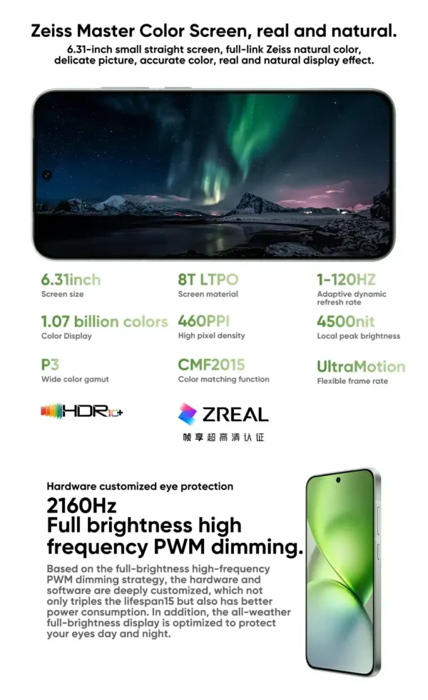 Vivo X200 Pro Mini هاتف صغير بمواصفات جبارة وكاميرا 50MP 5 تجربة بصرية مذهلة وحماية متقدمة بفضل شاشة Vivo X200 Pro Mini