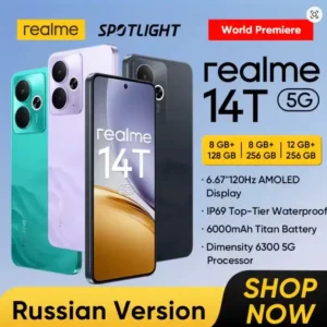 حماية فائقة استكشف العالم دون قلق مع realme 14T المقاوم للماء مع مواصفات ممتازة