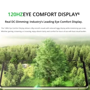 شاشة مريحة للعين انغمس في عالم الألوان مع realme C71 شاشة 120Hz مع تقنية Real DC-Dimming