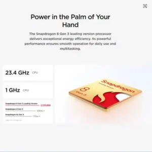 معالج Nubia Z60 Ultra قوة الأداء في معالج Snapdragon 8 Gen 3.