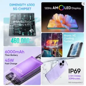 نظرة شاملة على نقاط قوة realme 14T 5G.