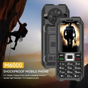 هاتف UNIWA M6000 من الداخل بطارية ضخمة و غطاء حماية